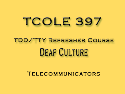 TDD/TTY Refresher 397 course image